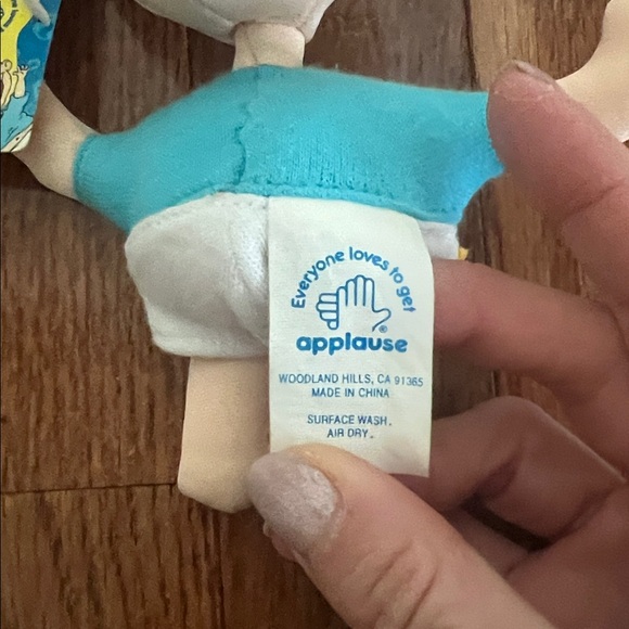 NWT 1997 & 2000 Nickelodeon The Rugrats Tommy Pickles & Kimi Finster Plush Toys - Picture 4 of 10